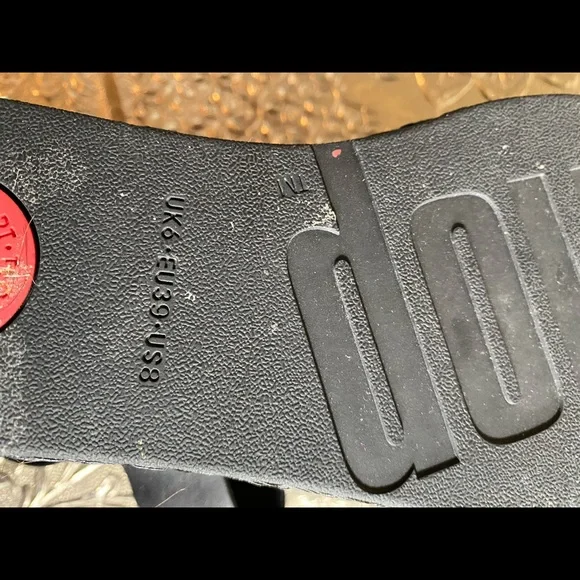 Black Strappy Platform Sandals - Picture 2 of 5